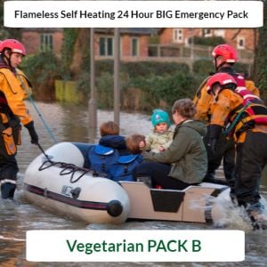Vegetarian SELF HEATING Pack B Ready to Eat 24 Hour Big Pack